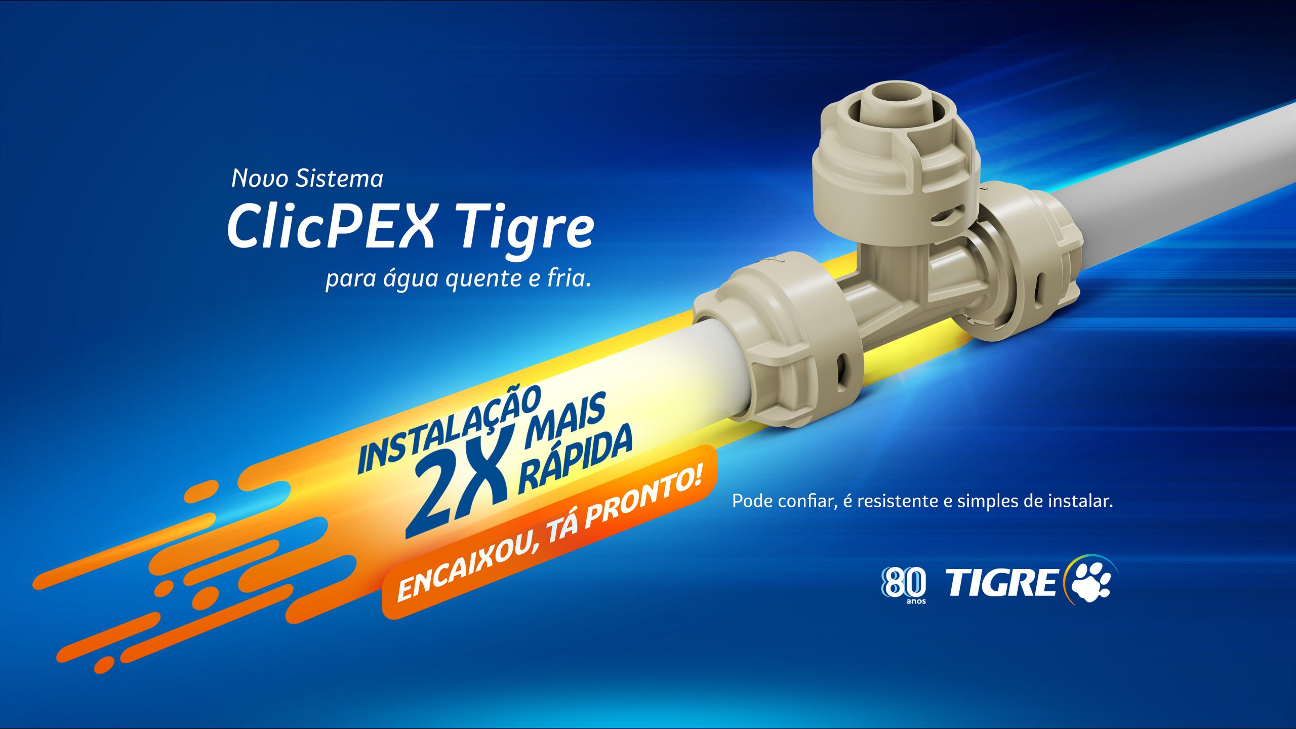 ClicPEX da Tigre: Instalação de tubulações até duas vezes mais rápida!