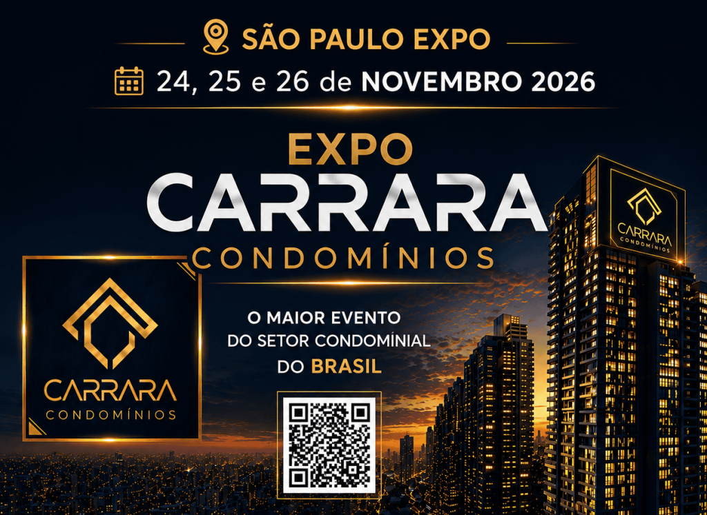 Expo Carrara Condomínios: 24, 25 e 26 de Novembro, no São Paulo Expo.