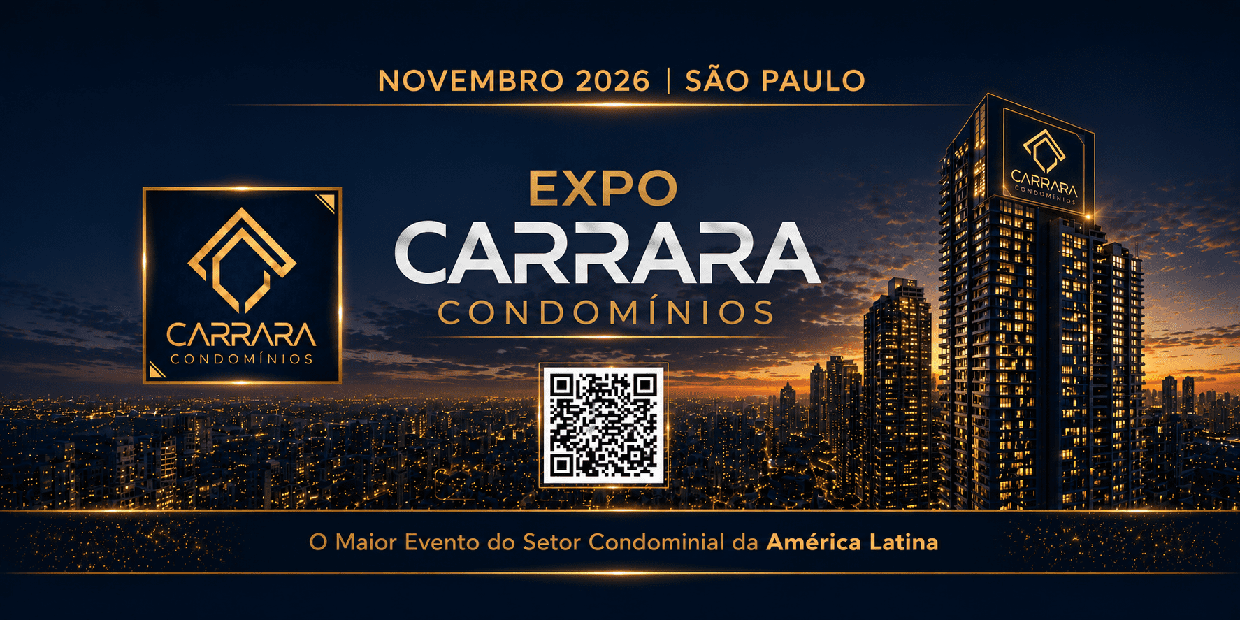Expo Carrara Condomínios: Novembro, em São Paulo.